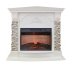 Каминокомплект RealFlame Athena Corner GR STD/EUG/24 WT с очагом Irvine 24