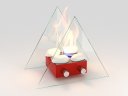 Настольный биокамин Lux Fire Вулкан M КН-0017М-06