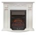 Каминокомплект Interflame Аспен белый патина с очагом Majestic FX M Black